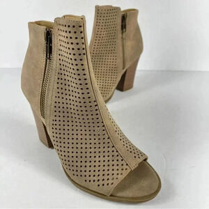 Brash faux  leather ankle boots